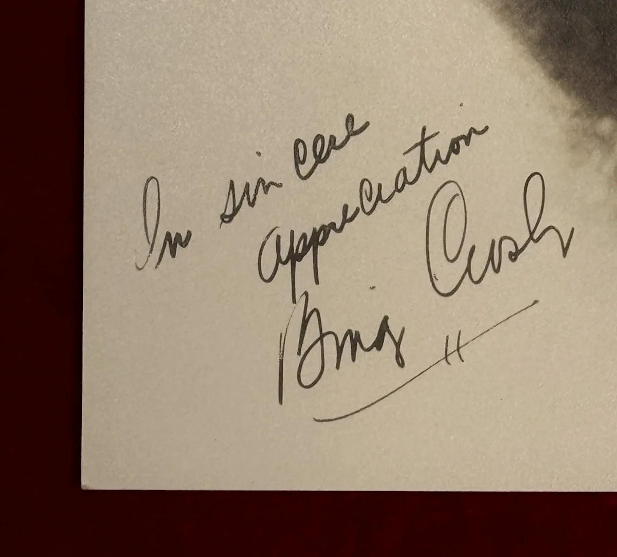 BING CROSBY — RARE ORIGINAL BING CROSBY AUTOGRAPH - CA 1930 PUBLICITY PHOTO, изображение 3