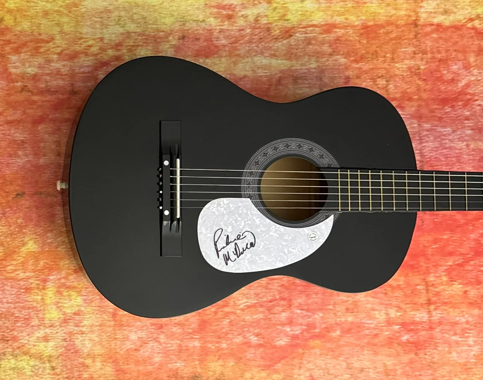 GFA Lonestar Band Amazing Singer * RICHIE McDONALD * Signed Acoustic Guitar COA, image 3