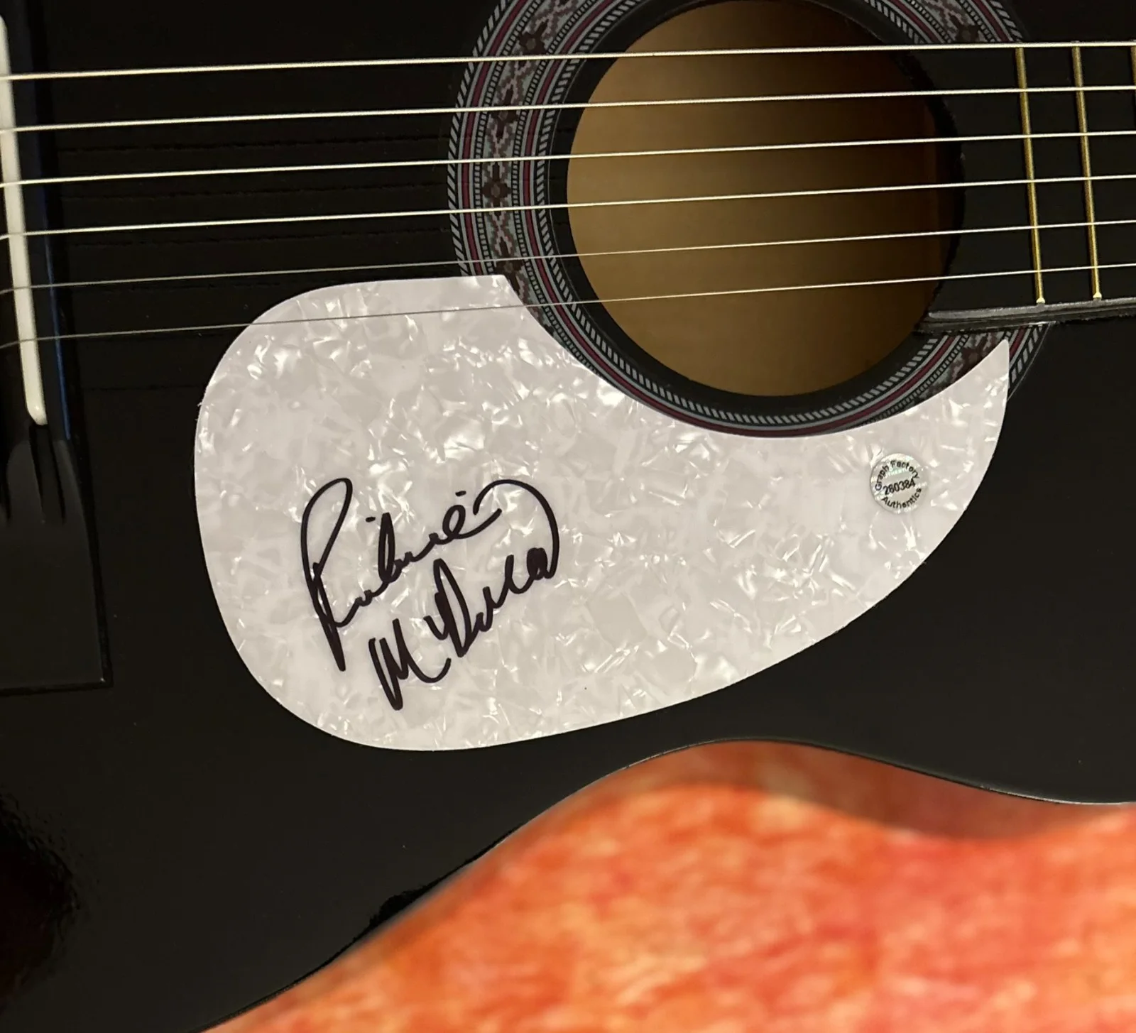 GFA Lonestar Band Amazing Singer * RICHIE McDONALD * Signed Acoustic Guitar COA, image 4