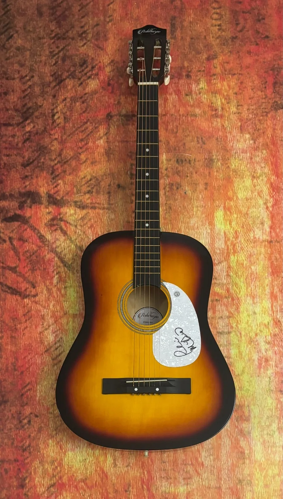 GFA Lonestar Band Amazing Singer * RICHIE McDONALD * Signed Acoustic Guitar COA, image 2