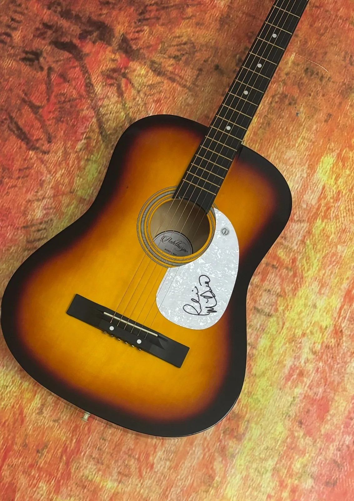 GFA Lonestar Band Amazing Singer * RICHIE McDONALD * Signed Acoustic Guitar COA, image 3