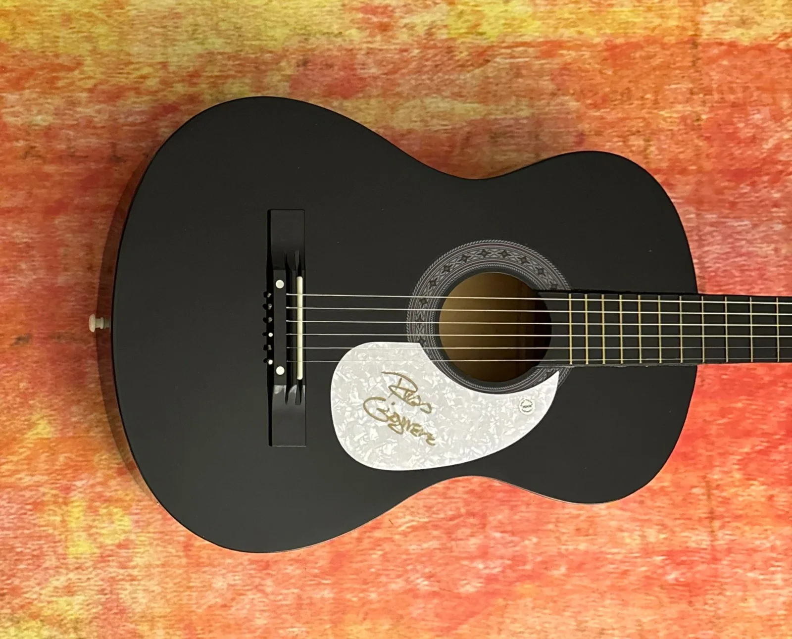 GFA The Association Band Guitarist * RUSS GIGUERE * Signed Acoustic Guitar COA, изображение 4