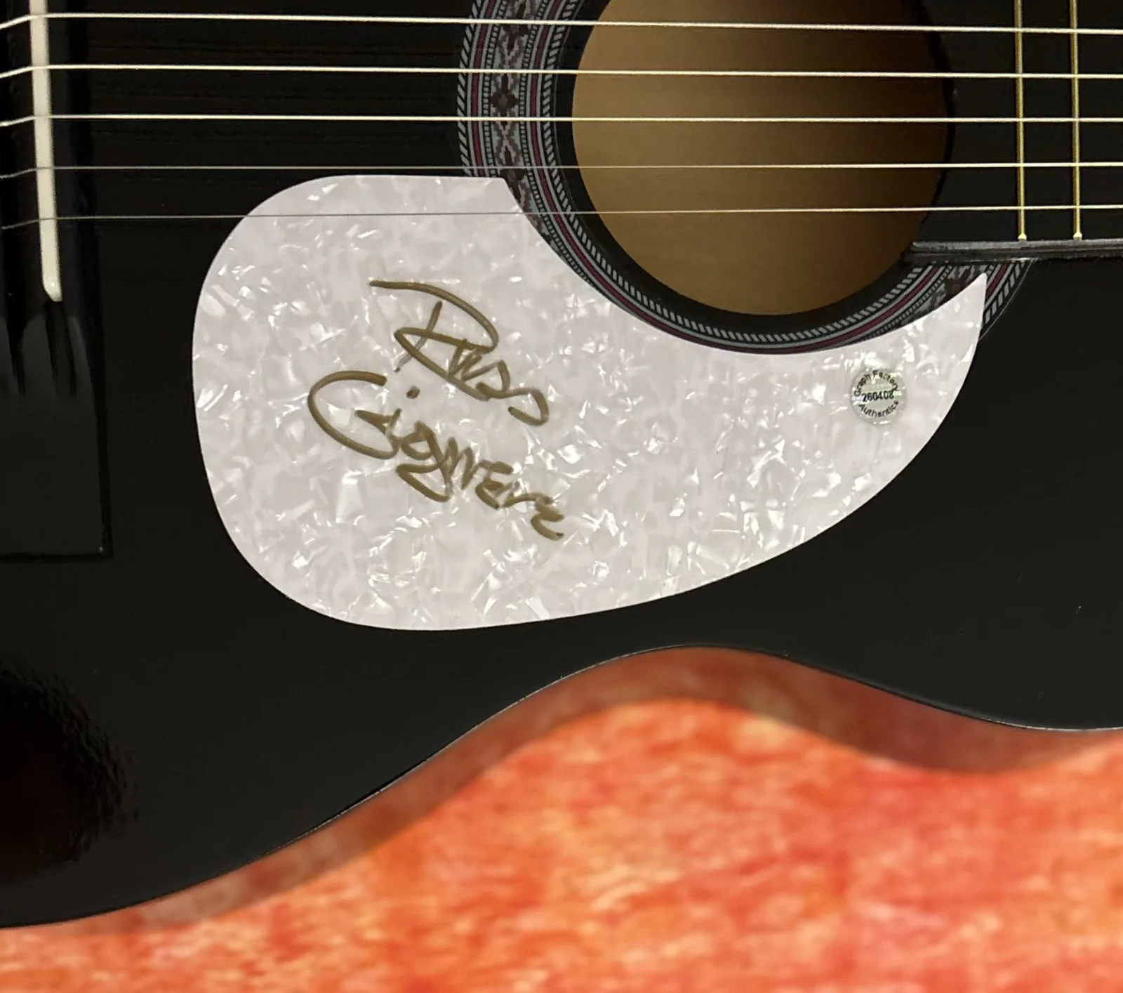 GFA The Association Band Guitarist * RUSS GIGUERE * Signed Acoustic Guitar COA, изображение 5