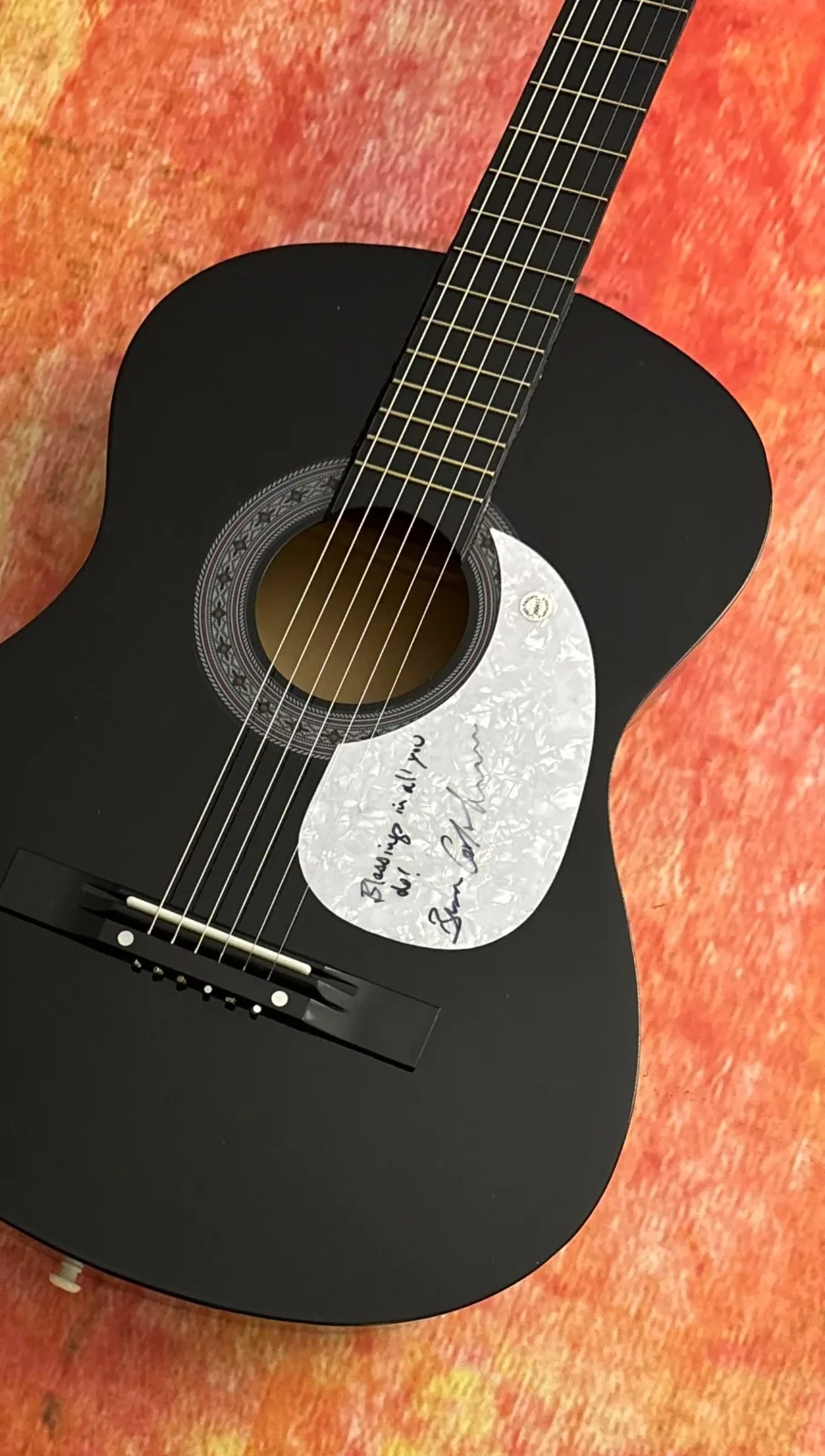 GFA Waiting for a Miracle Star * BRUCE COCKBURN * Signed Acoustic Guitar COA, image 3