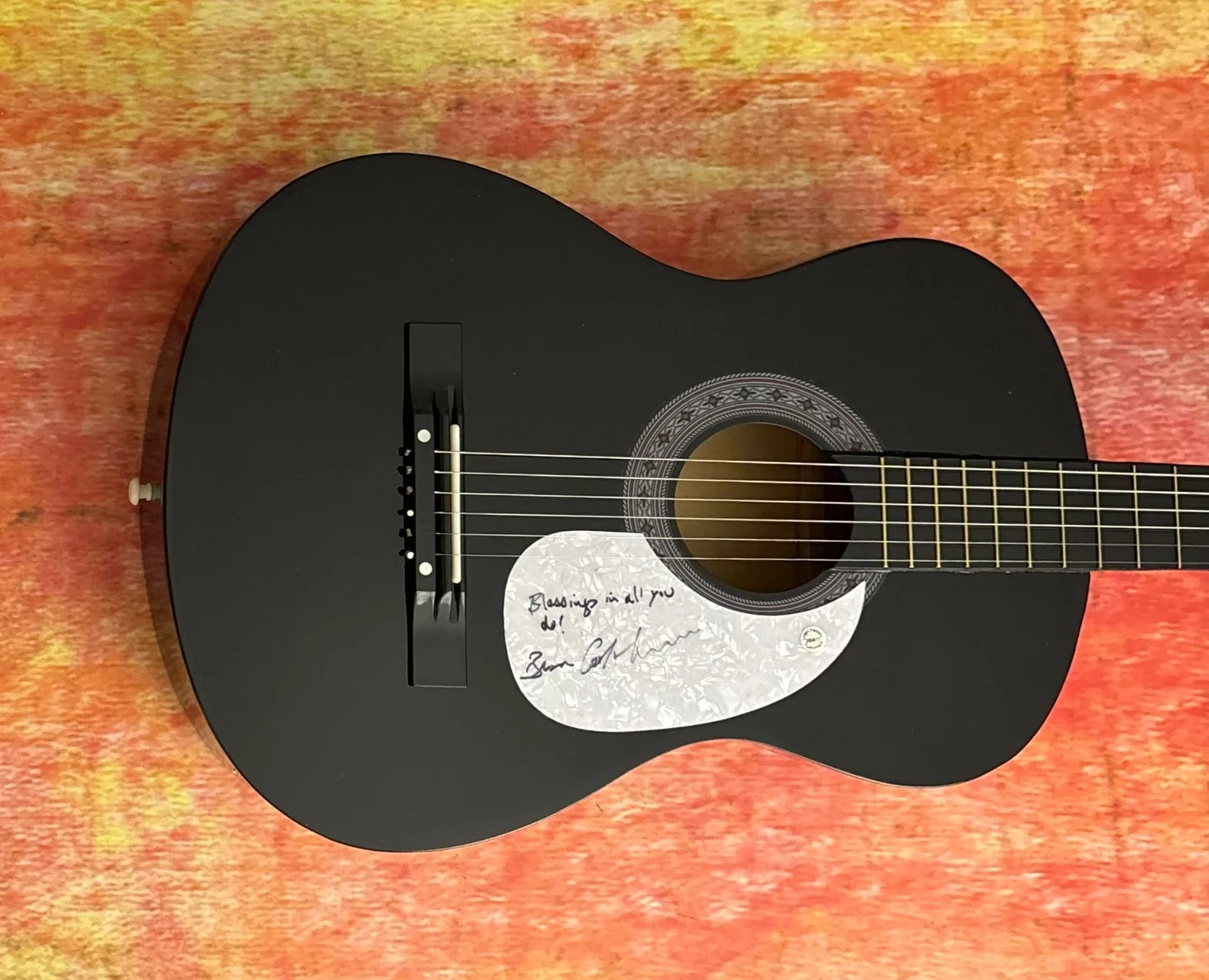 GFA Waiting for a Miracle Star * BRUCE COCKBURN * Signed Acoustic Guitar COA, image 4