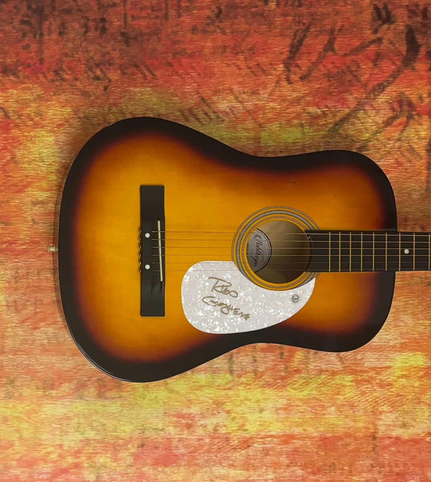 GFA The Association Band Guitarist * RUSS GIGUERE * Signed Acoustic Guitar COA, изображение 4