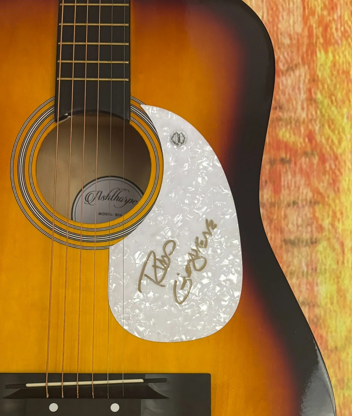 GFA The Association Band Guitarist * RUSS GIGUERE * Signed Acoustic Guitar COA, изображение 5
