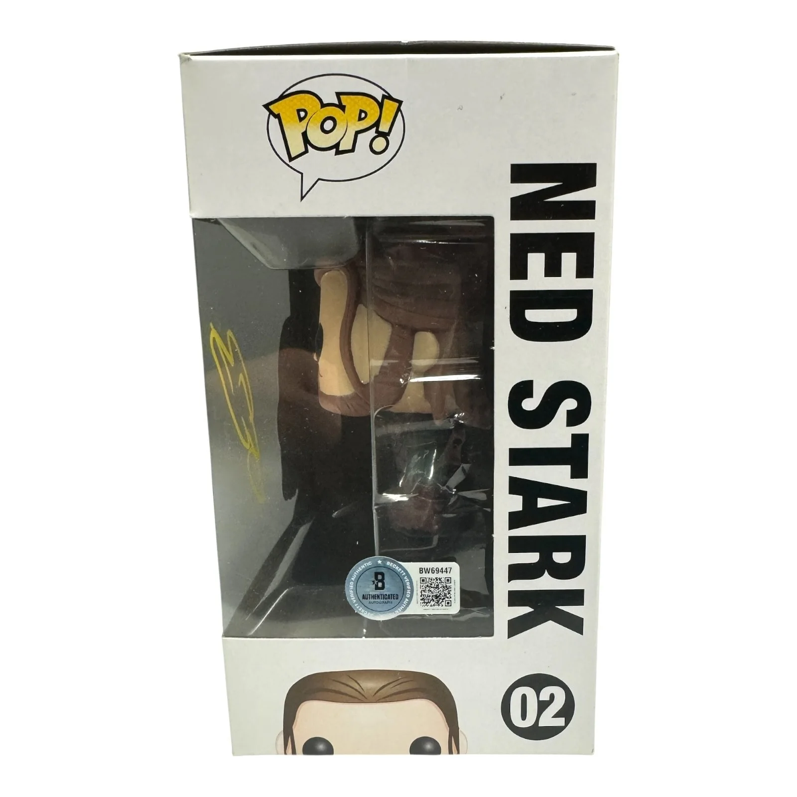 Sean Bean — Sean Bean Signed Autograph Game Of Thrones Funko Pop 02 Beckett BAS Ned Stark, изображение 2