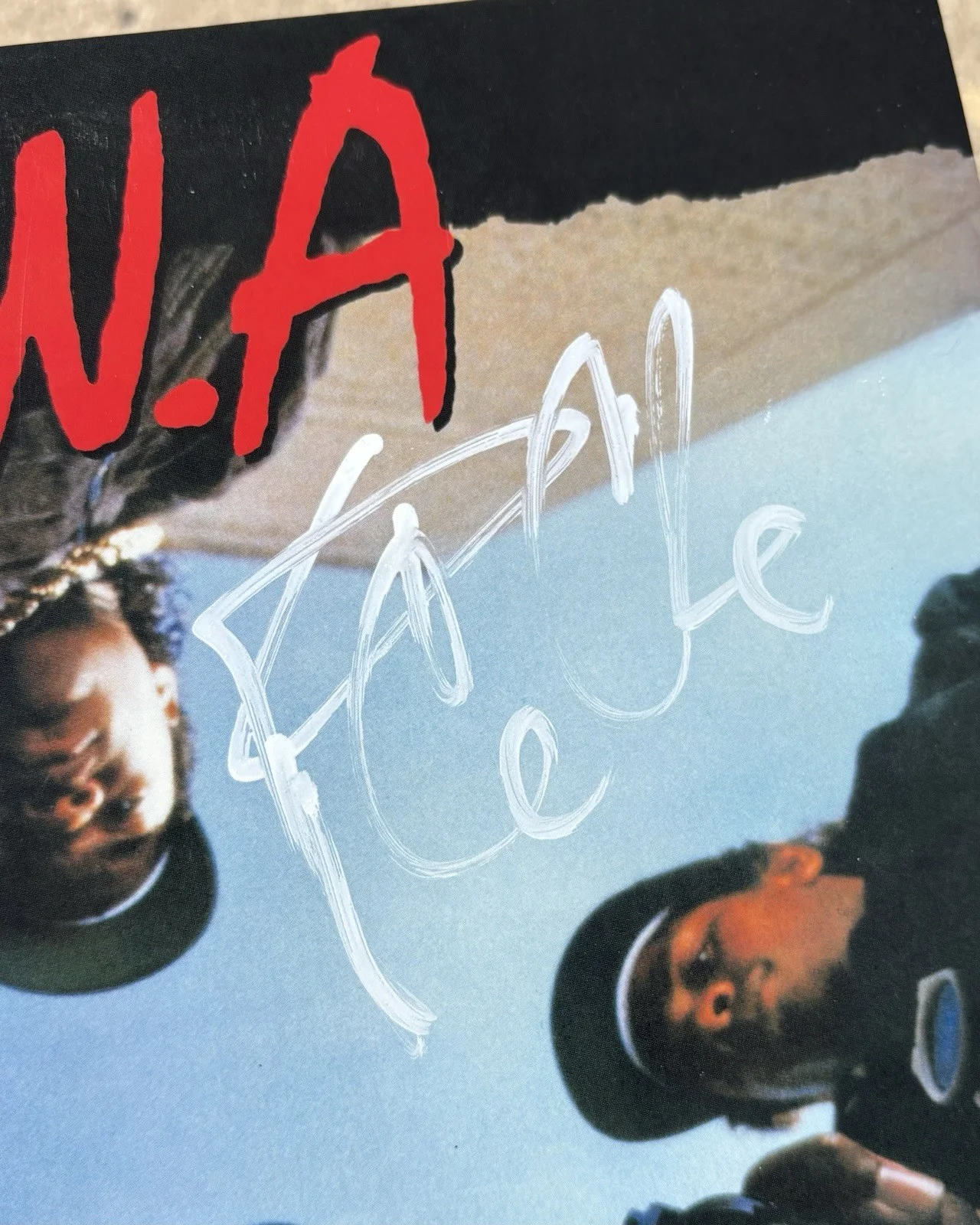 ICE CUBE N.W.A. SIGNED Vinyl JSA COA RAP HIP HOP Straight Outta Compton, image 2