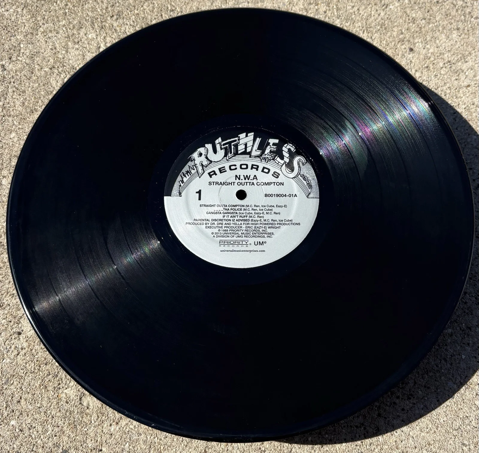 ICE CUBE N.W.A. SIGNED Vinyl JSA COA RAP HIP HOP Straight Outta Compton, image 5