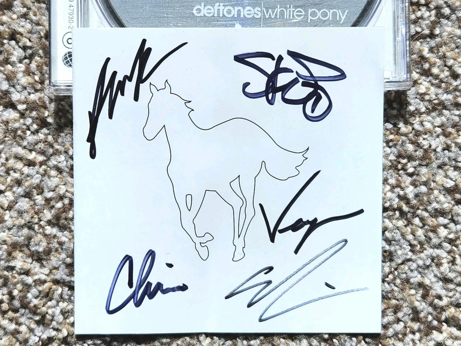 Signed Deftones White Pony Original CD Autographed Full Band Chino, image 3