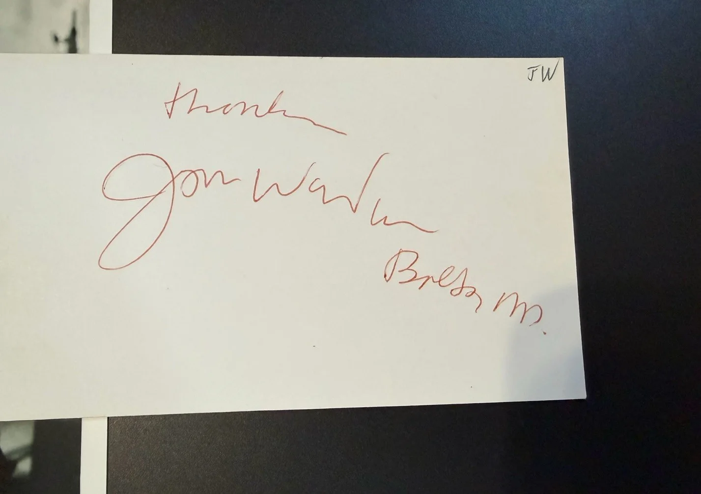 John Waters Signed 3x5 Cut Card + Hairspray 8x10 Promo Photo Autograph, изображение 2