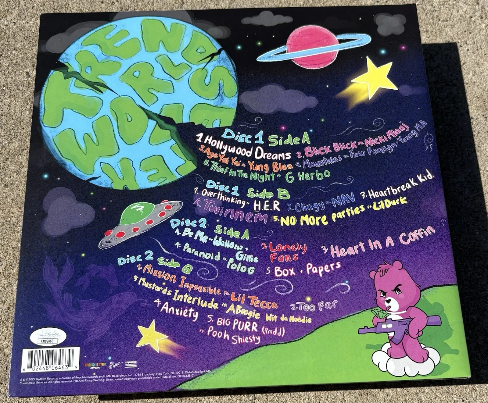 COI LERAY SIGNED Vinyl JSA COA TRENDSETTER RAP HIP HOP, image 2