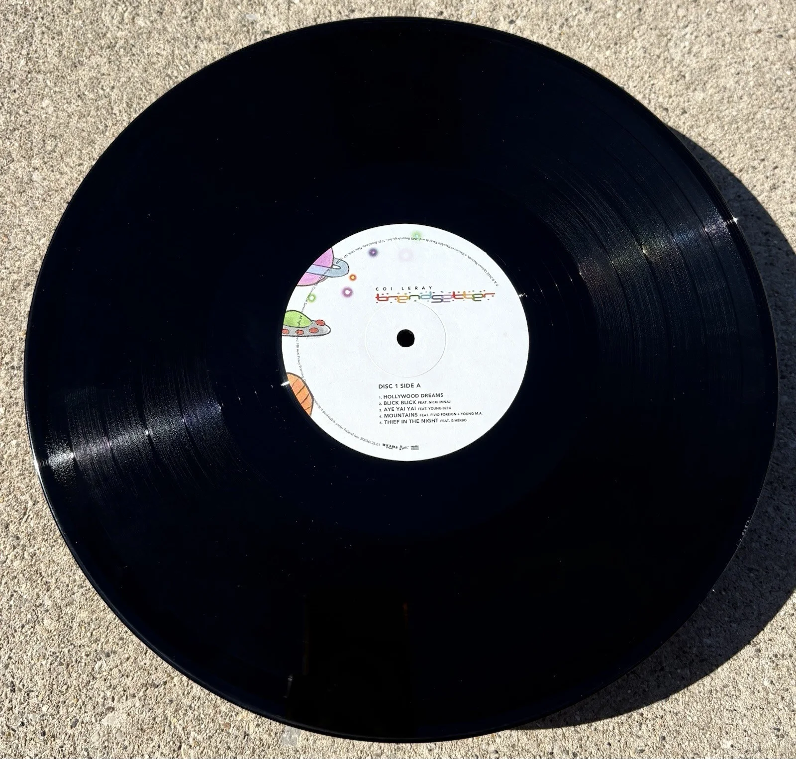 COI LERAY SIGNED Vinyl JSA COA TRENDSETTER RAP HIP HOP, image 4