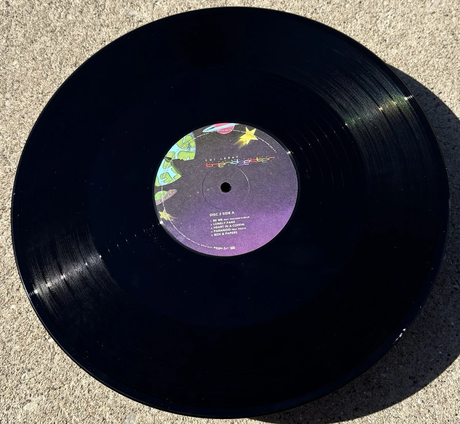 COI LERAY SIGNED Vinyl JSA COA TRENDSETTER RAP HIP HOP, image 5