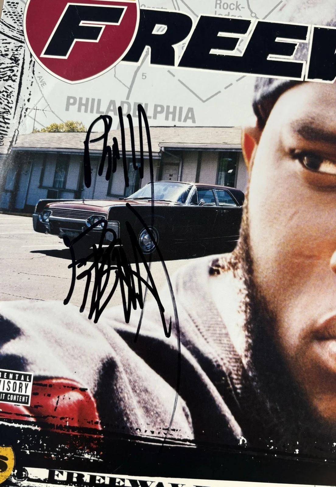 FREEWAY SIGNED Vinyl JSA COA Philadelphia RAP HIP HOP, image 2