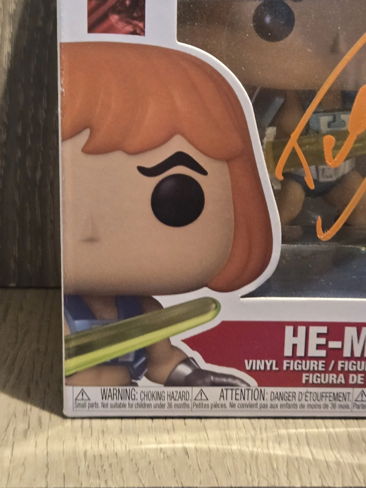 Dolph Lundgren — Dolph Lundgren Signed He-Man Funko Pop #106 Masters of the Universe Auto JSA, изображение 3