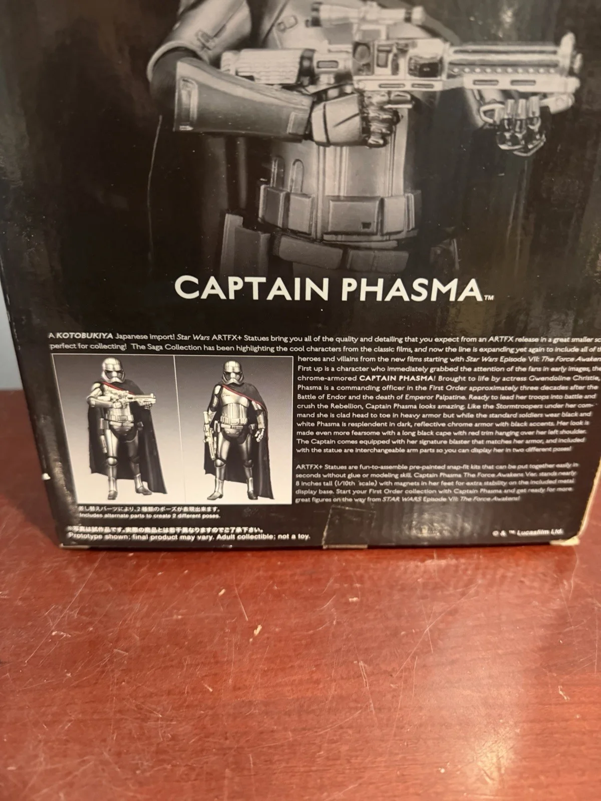 Gwendoline Christie — Captain Phasma Statue Gwendoline Christie Autographed Star Wars Force Awakens, image 5