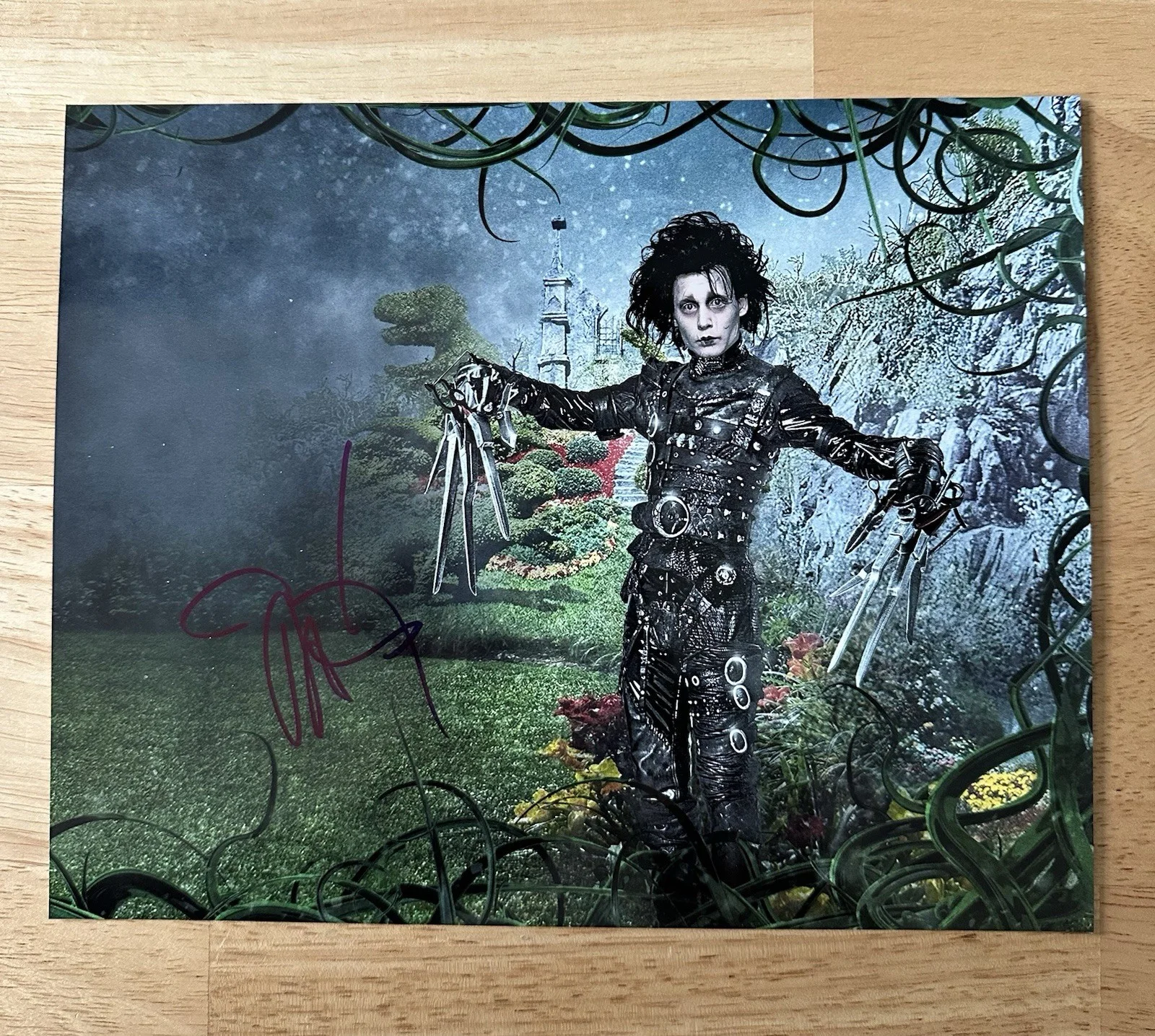 Johnny Depp Signed 8x10 Photos Sleepy Hollow And Edward Scissorhand￼, image 2