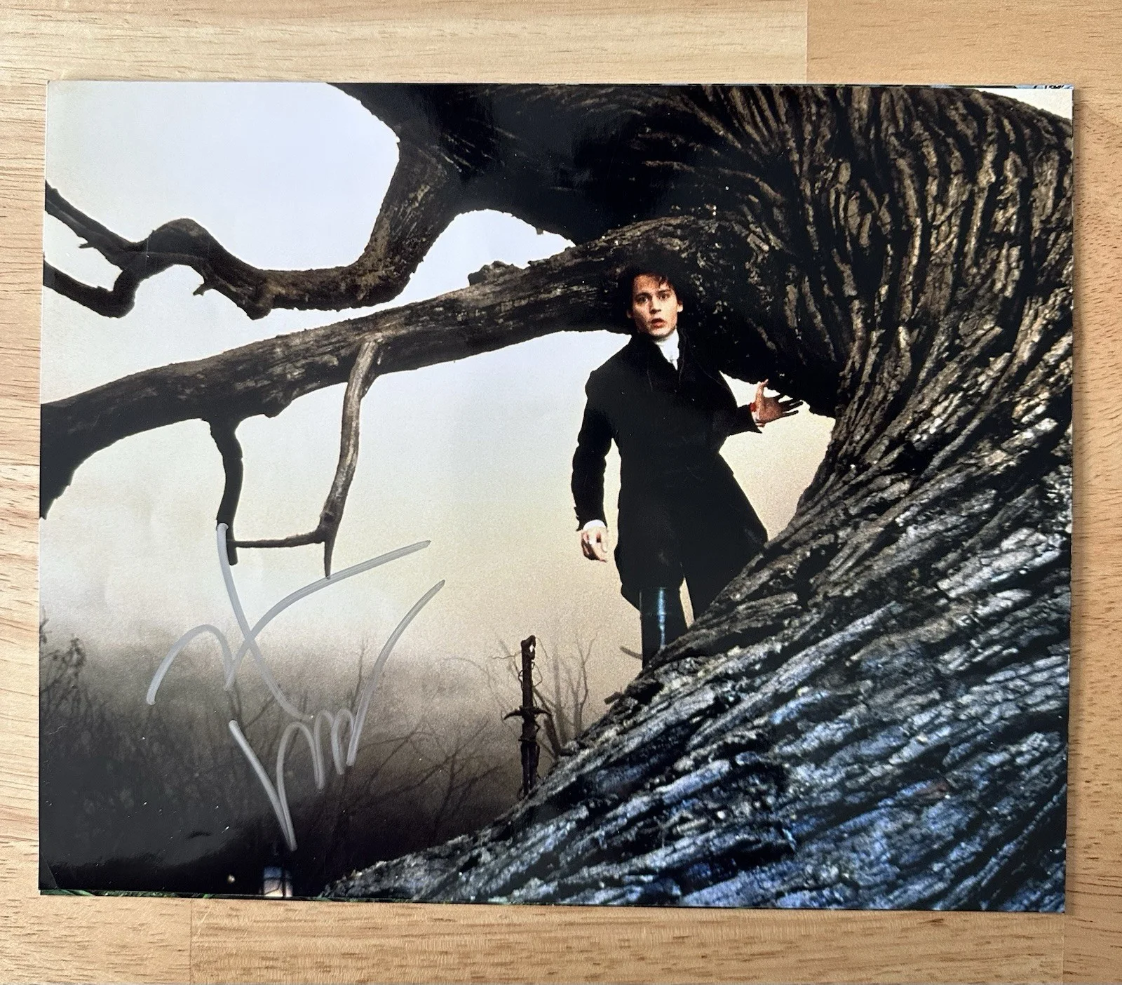 Johnny Depp Signed 8x10 Photos Sleepy Hollow And Edward Scissorhand￼, image 3