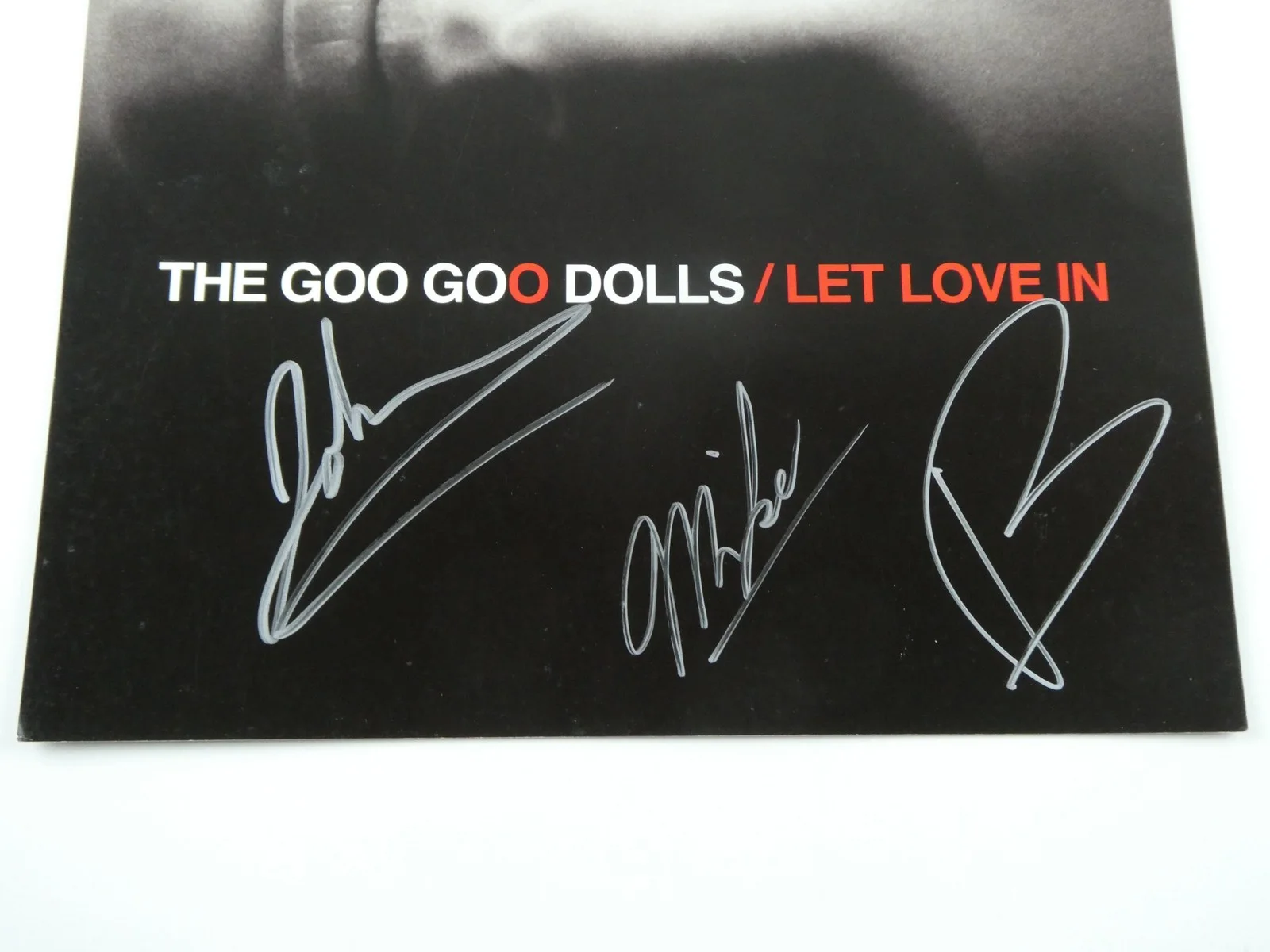 The Goo Goo Dolls Signed Album Flat John Rzeznik Let Love In Autographed 12x12, изображение 2