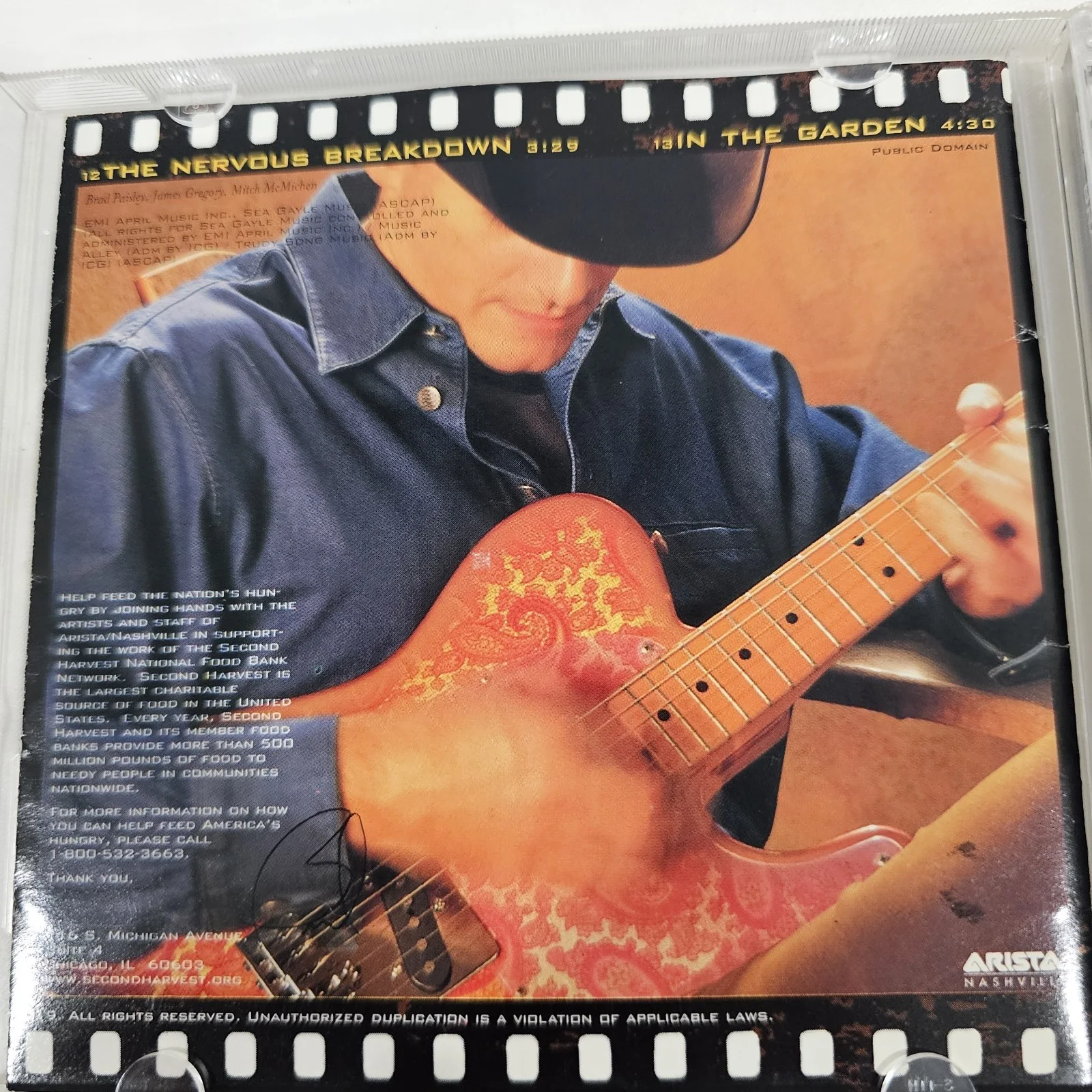 Brad Paisley Signed Cd "Who Needs Pictures", image 4