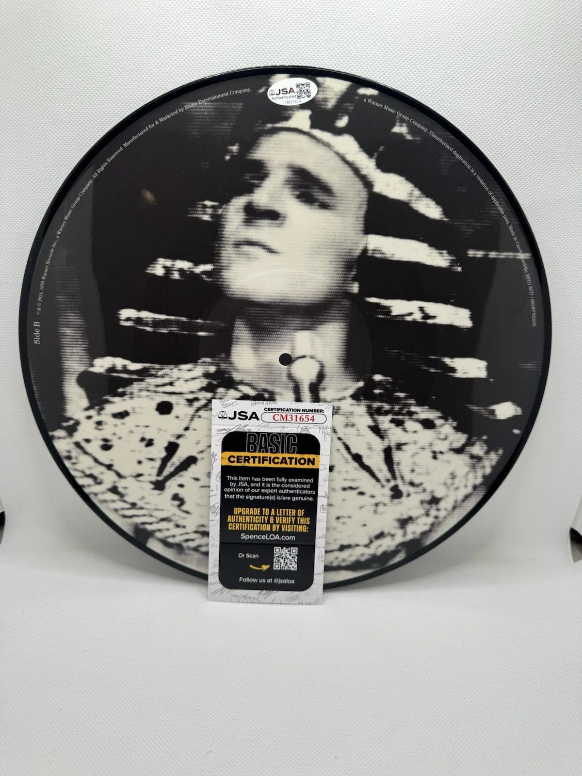 STEVE MARTIN — Steve Martin signed VINYL King Tut Picture Disc RSD Autograph JSA COA Record, изображение 3