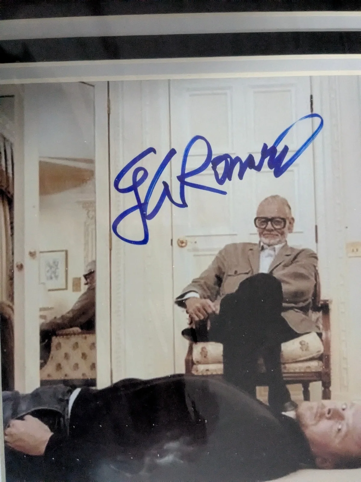 GEORGE ROMERO Signed 8x10 Photo Framed Filmaker Godfather of Zomies BSA COA B, изображение 2