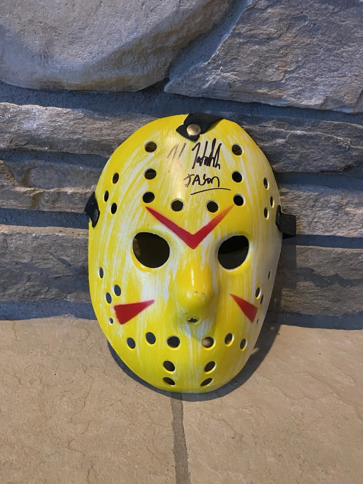 Kane Hodder — Friday the 13th “Jason” Kane Hodder Signed Mask - BAS COA - Horror Movie Actor