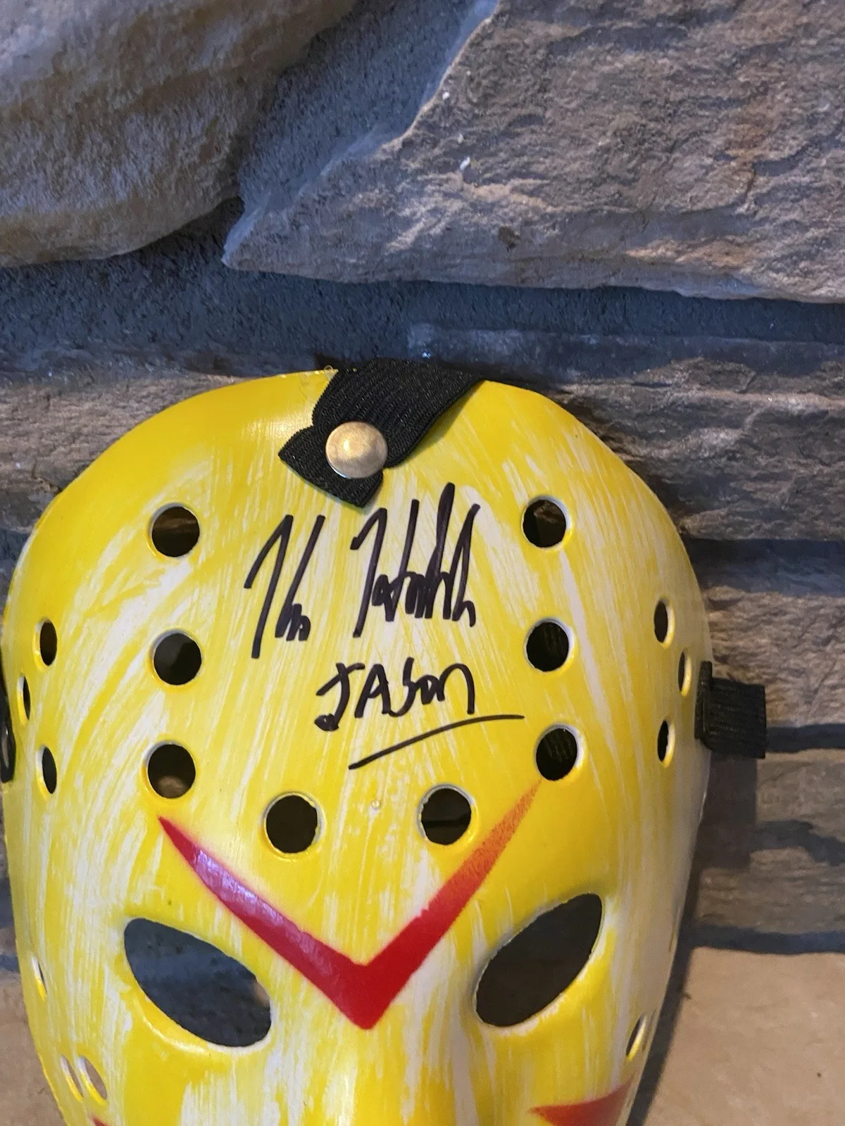 Kane Hodder — Friday the 13th “Jason” Kane Hodder Signed Mask - BAS COA - Horror Movie Actor, image 2