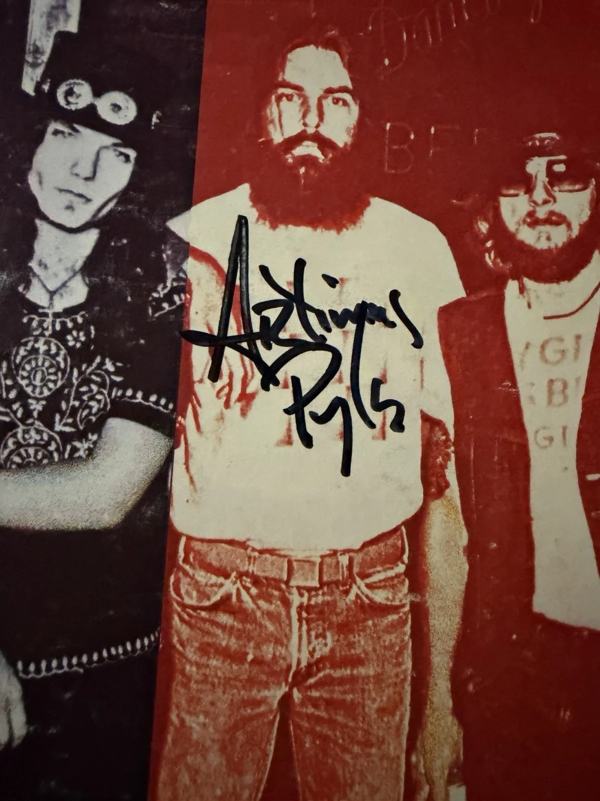 Artimus Pyle Signed Lynyrd Skynyrd Gimme Back My Bullets LP Autographed, image 2