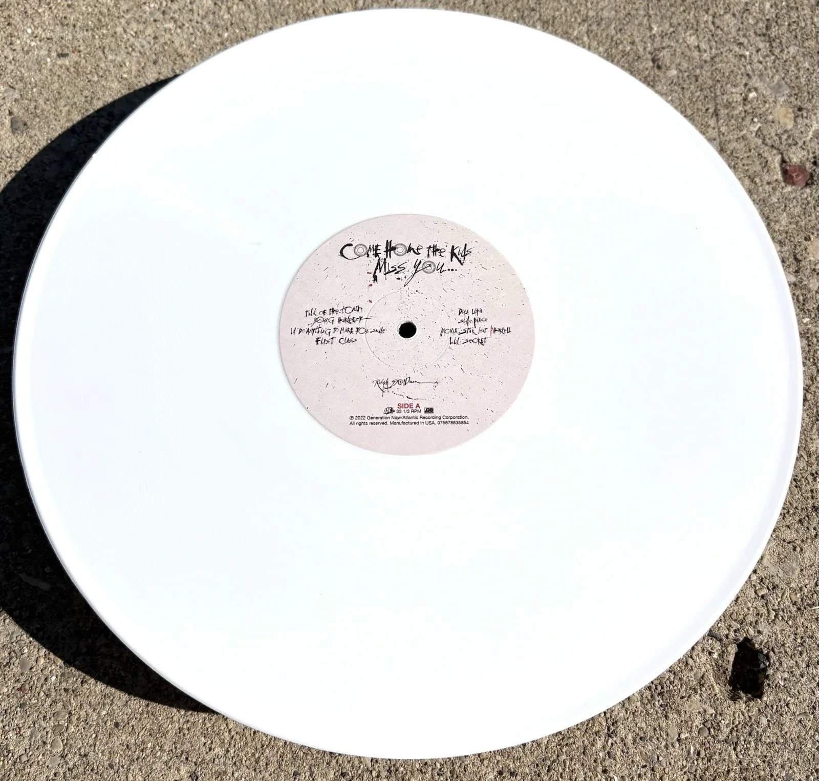 JACK HARLOW SIGNED White Vinyl JSA COA RAP HIP HOP Come Home The Kids Miss You, изображение 5