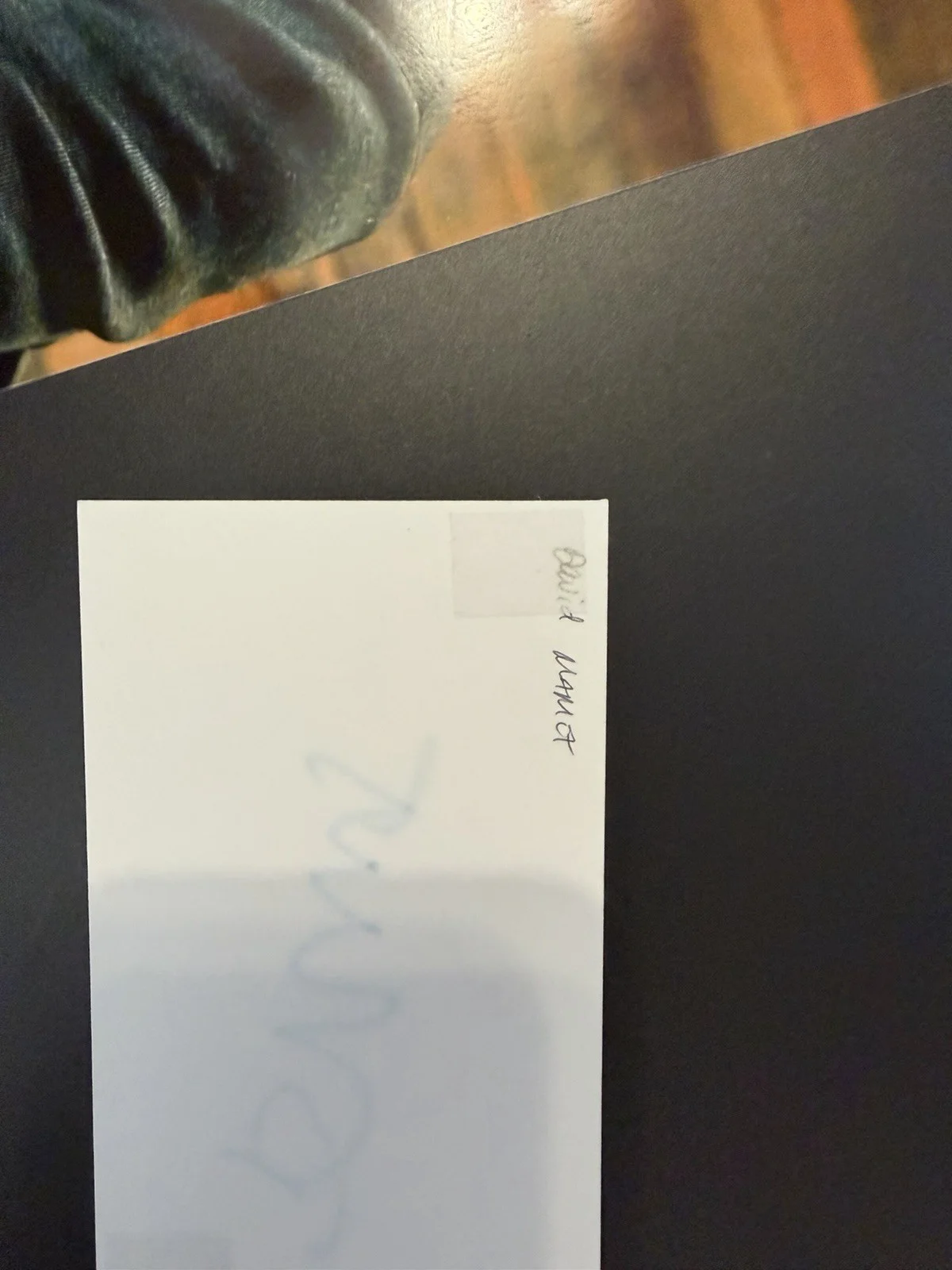 David Mamet Signed 3x5 Cut Card Playwright Director Glengarry Glen Ross, image 3