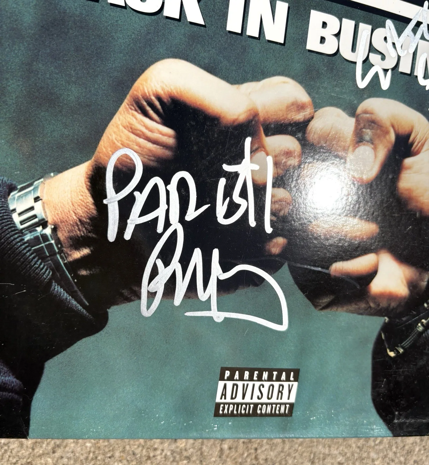 EPMD Back In Business SIGNED Vinyl JSA COA RAP HIP HOP, image 3
