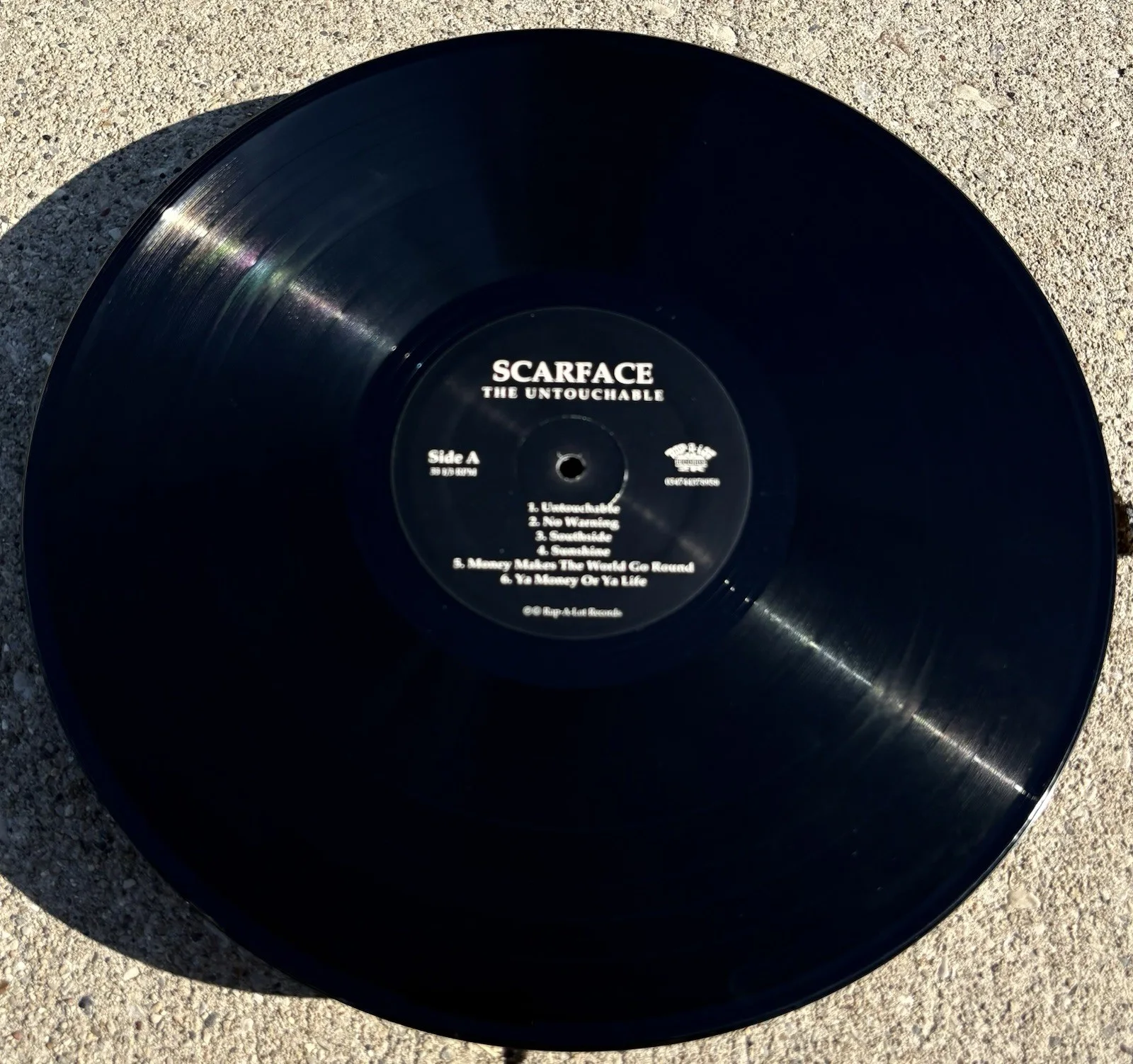 SCARFACE SIGNED The Untouchable Vinyl JSA COA RAP HIP HOP, image 5