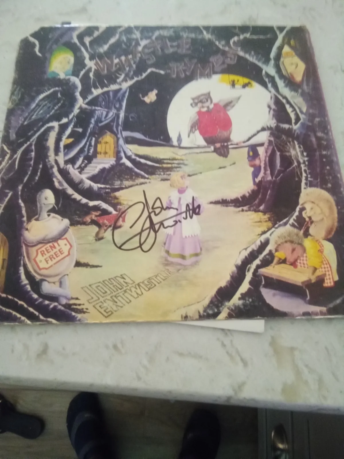 John Entwistle signed albums and tour book, image 4