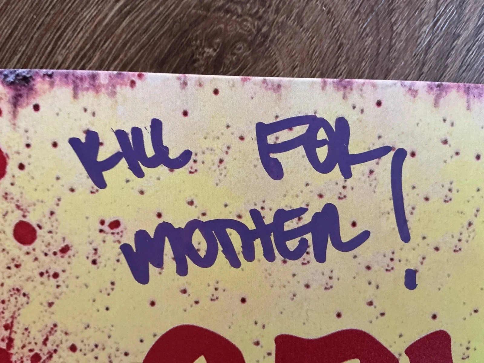 Ari Lehman — ARI LEHMAN Signed Camp Crystal Lake Tin Sign JASON 1 Kill For Mother PrimeTime, image 2