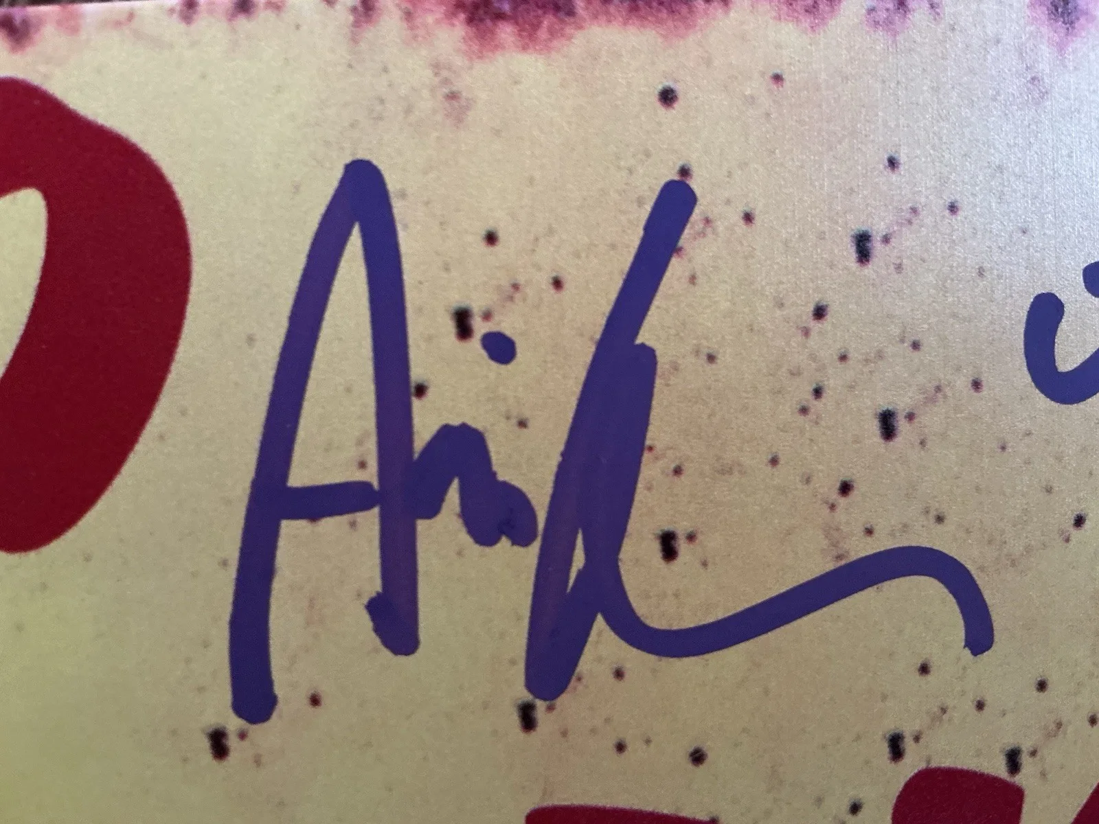 Ari Lehman — ARI LEHMAN Signed Camp Crystal Lake Tin Sign JASON 1 Kill For Mother PrimeTime, image 3