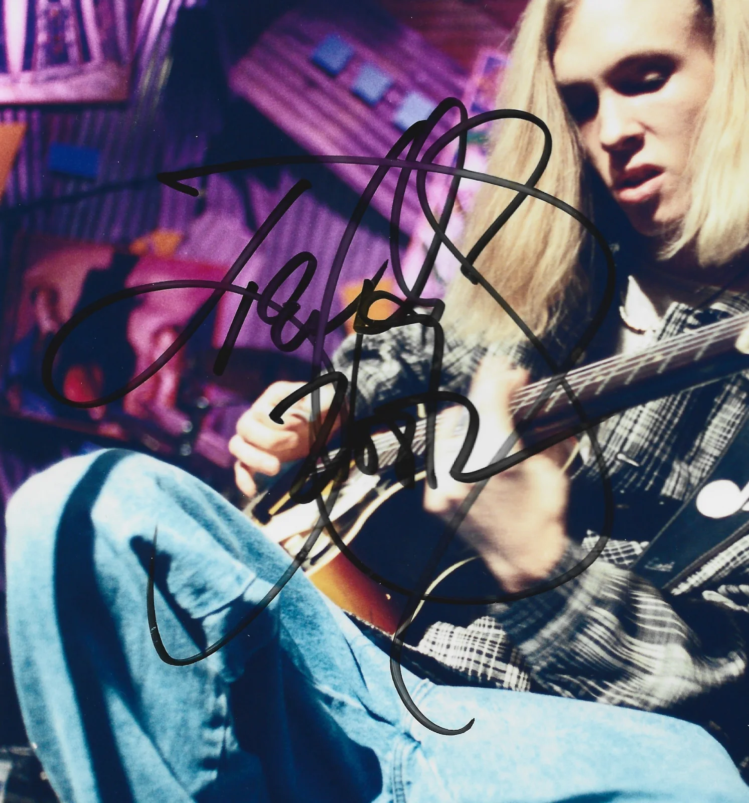 Kenny Wayne Shepherd guitarist Signed Autograph 8"x11.5" Photo, изображение 2