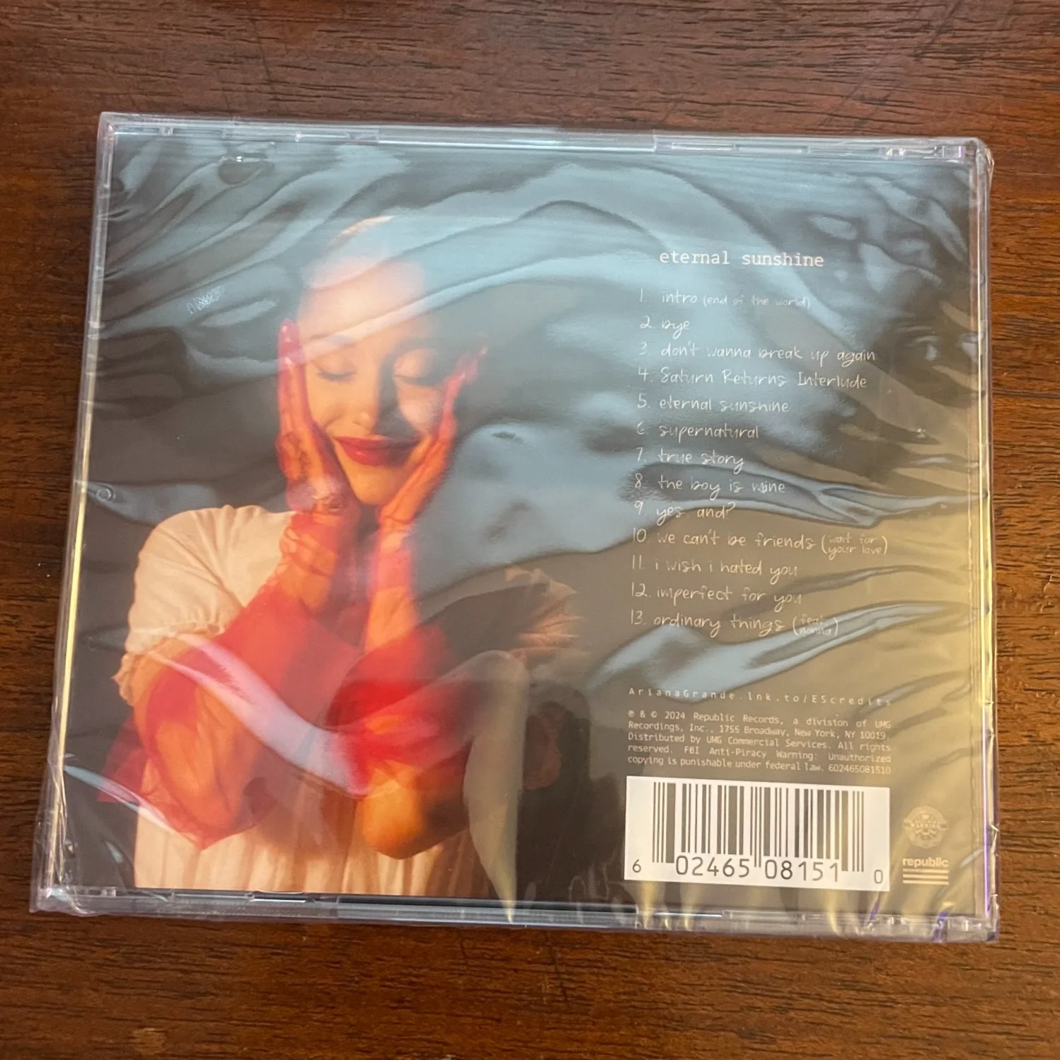 Ariana Grande Eternal Sunshine CD with Signed Booklet, image 2