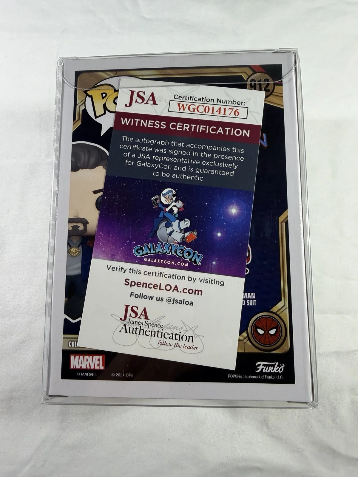 Benedict Cumberbatch — Funko Pop Doctor Strange #912 Autographed By Benedict Cumberbatch JSA Certified, image 3
