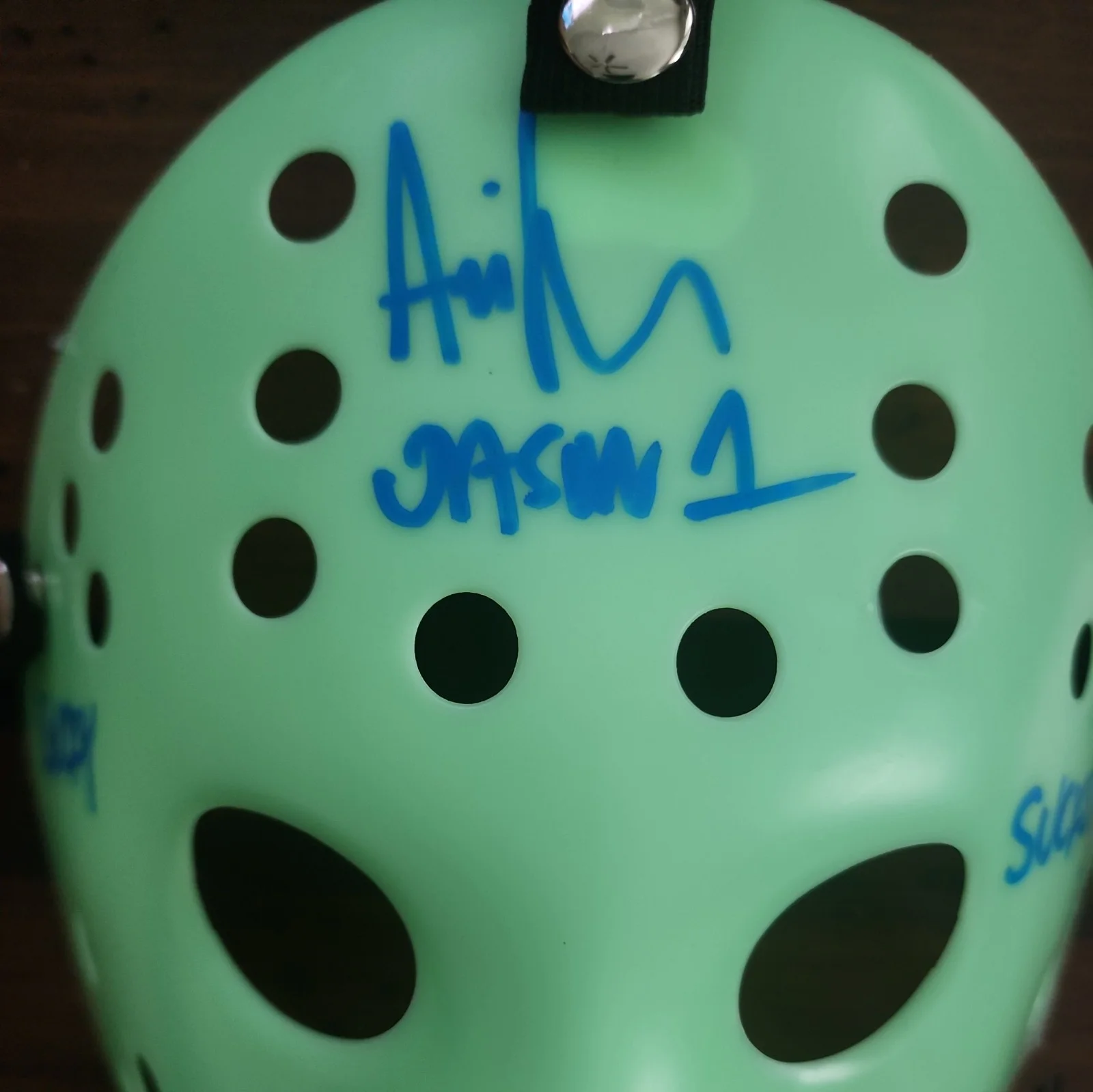 ari Lehman — Signed Jason Mask Friday 13th Ari Lehman Chucky Sucks Becket Horror, изображение 2