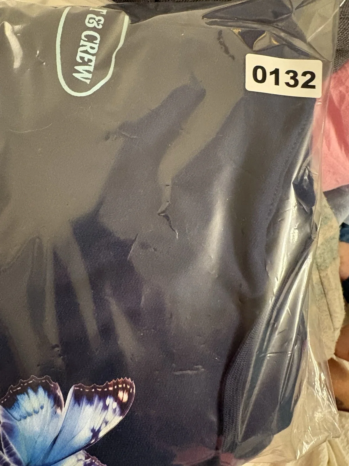 A Blue Butterfly (2026) Cast & Crew Hoodie Navy Size Medium Film Memorabilia, изображение 5