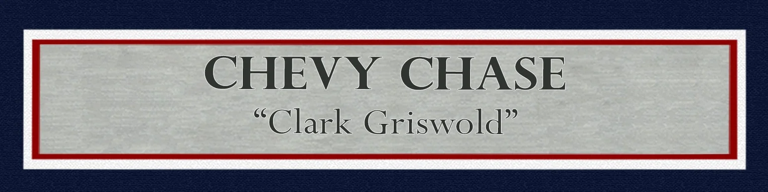 Chevy Chase — Chevy Chase Framed 11x17 Christmas Vacation Movie Poster Clark Griswold Beckett, изображение 4