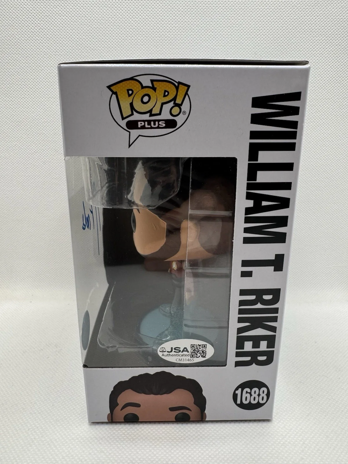 Jonathsn Frakes — Jonathan Frakes Signed Funko 1688 Star Trek William T. Riker GLITTER JSA COA, image 2