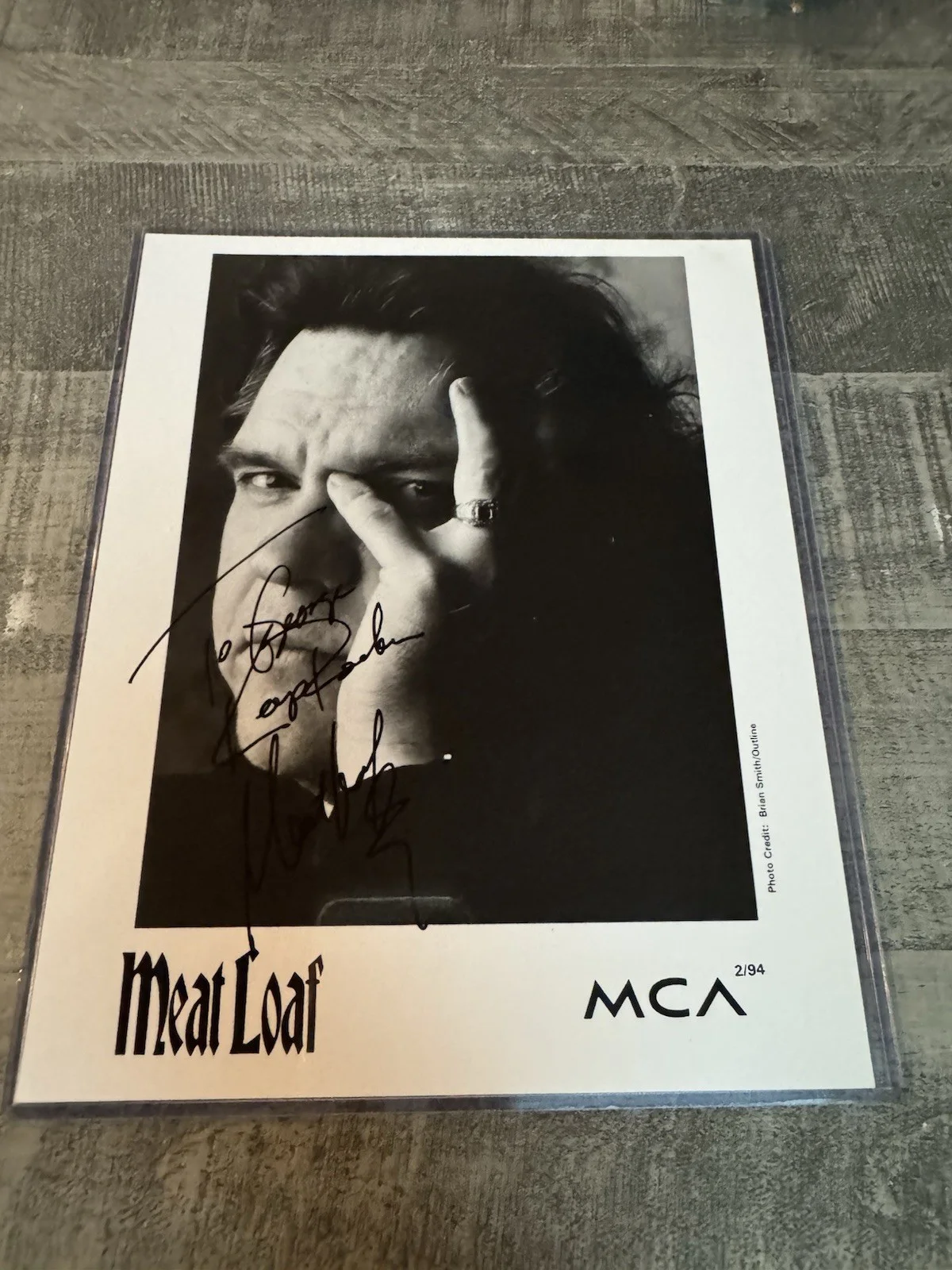 MEAT LOAF Signed Autographed 8x10 Photo..ROCK Legend..(d.2022) Mueller COA, изображение 2