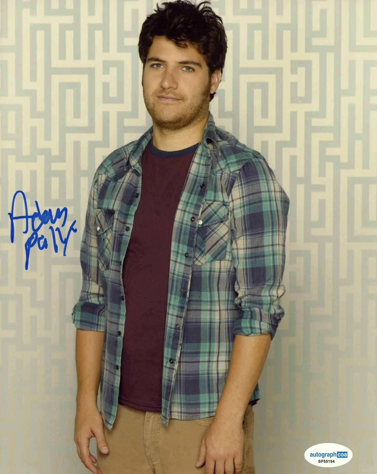 Adam Pally — Adam Pally "Happy Endings" AUTOGRAPH Signed 'Max Blum' 8x10 Photo ACOA, изображение 2