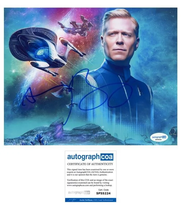 Anthony Rapp — Anthony Rapp "Star Trek: Discovery" AUTOGRAPH Signed 'Stamets' 8x10 Photo D ACOA