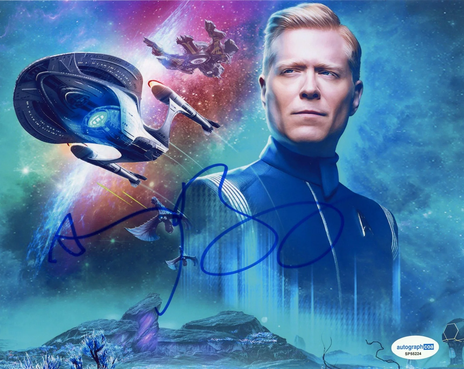 Anthony Rapp — Anthony Rapp "Star Trek: Discovery" AUTOGRAPH Signed 'Stamets' 8x10 Photo D ACOA, изображение 2