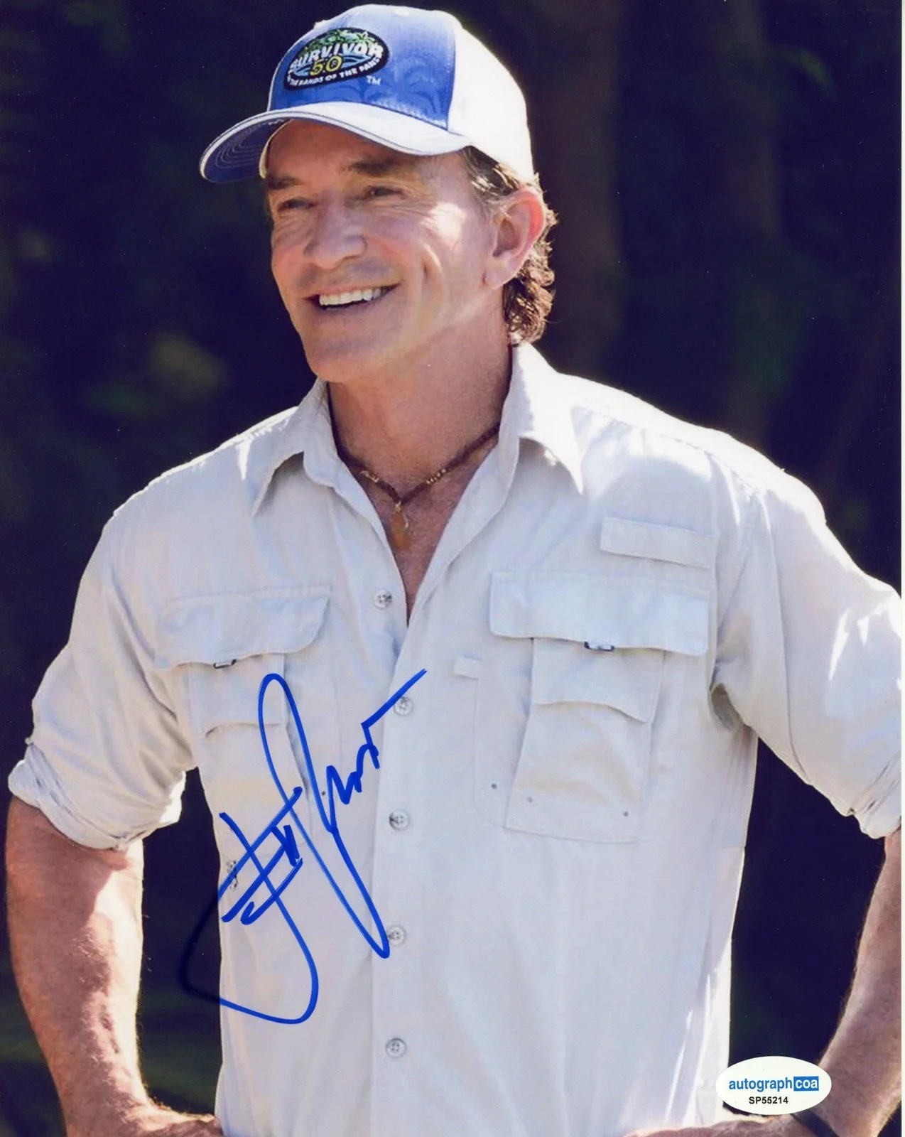 Jeff Probst — Jeff Probst "Survivor" Host AUTOGRAPH Signed Autographed 8x10 Photo E ACOA, image 2